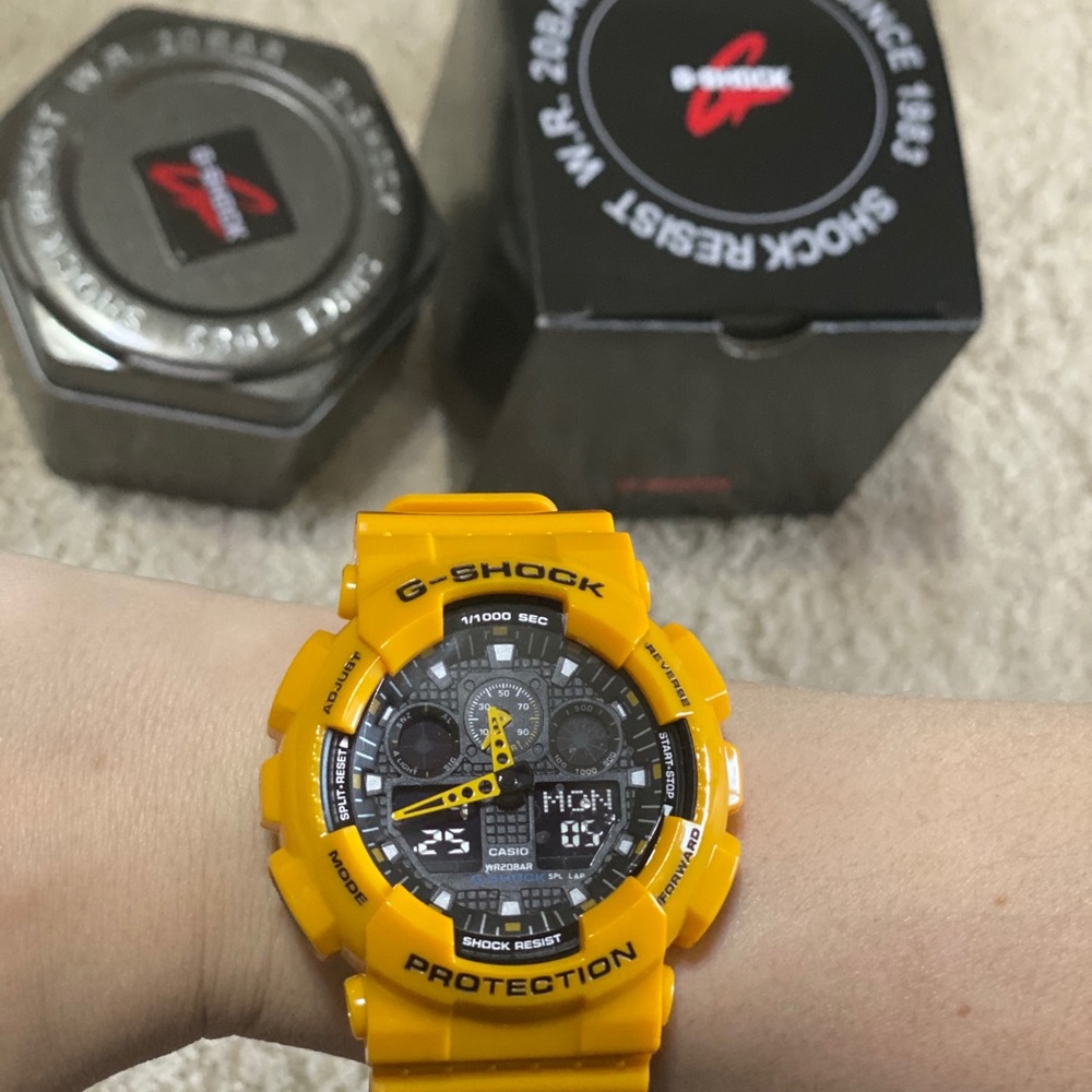 Yellow g shock